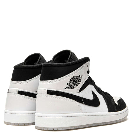 AIR JORDAN 1 MID SE DIAMOND SHORT BLACK WHITE