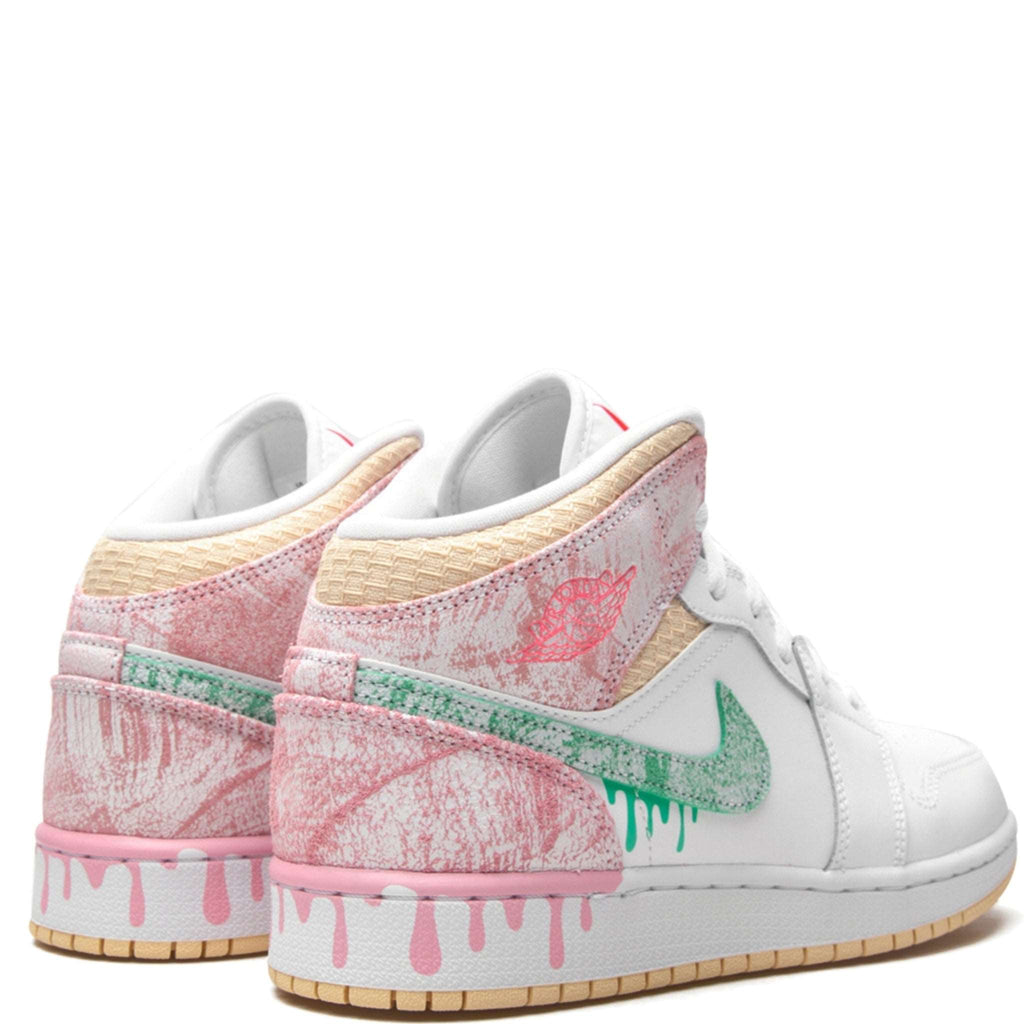 AIR JORDAN 1 MID PAINT DRIP (GS)