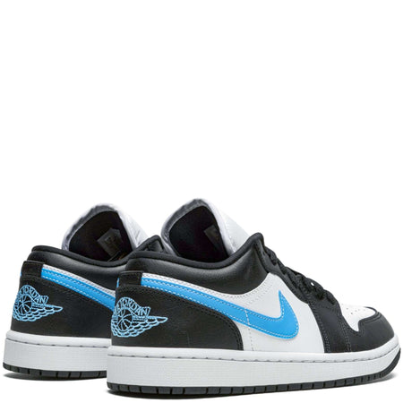 AIR JORDAN 1 LOW BLACK UNIVERSITY BLUE WHITE (W)