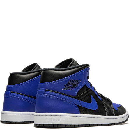 AIR JORDAN 1 MID HYPER ROYAL TUMBLED LEATHER